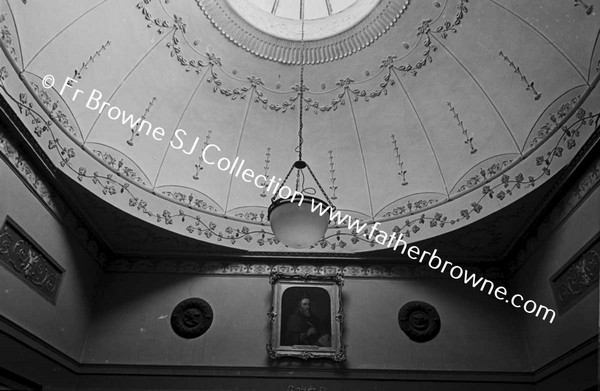 CLONGOWES WOOD COLLEGE CEILING OF ROUND ROOM